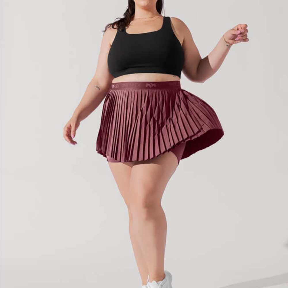 POPFLEX Desert Rose Pleated Skort